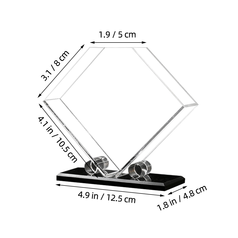 Napkin Holder Stand Transparen - Agar Tissue Culture recension och pris