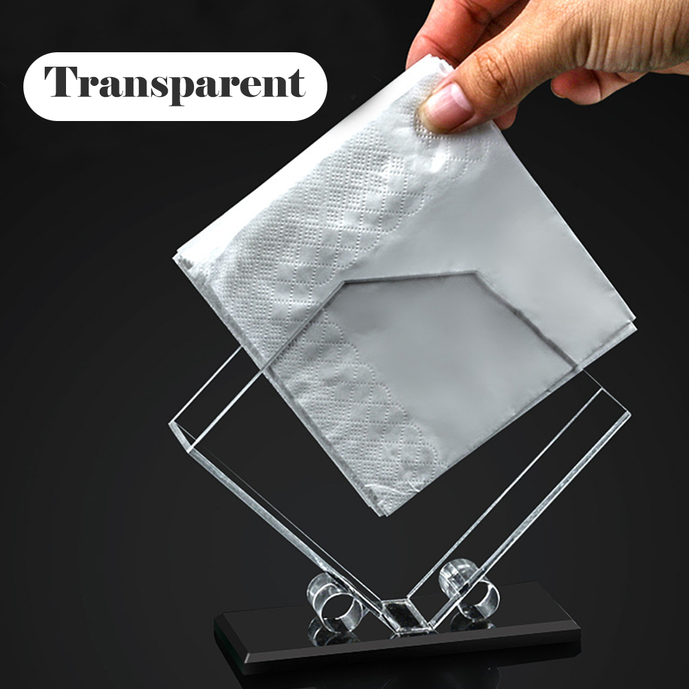Napkin Holder Stand Transparen - Agar Tissue Culture recension och pris