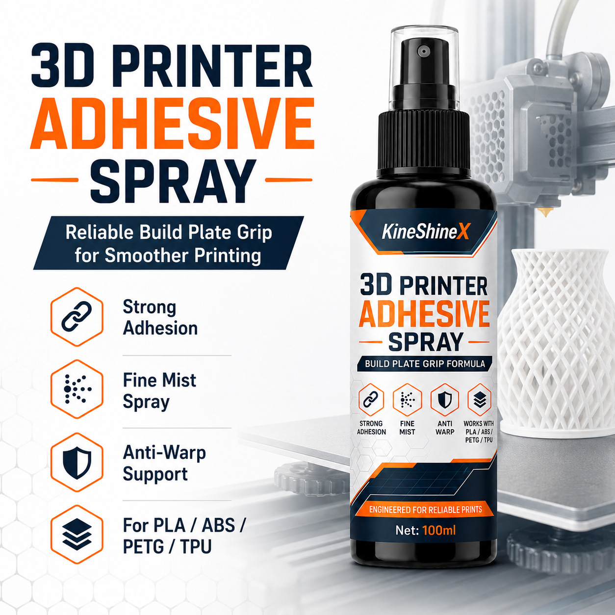 3D Printer Adhesive Spray 100/ - Misting Bottle Fine recension och pris